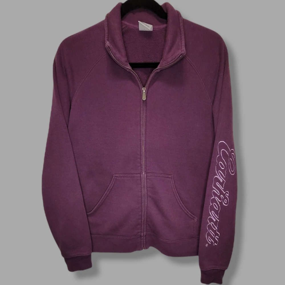 Carhartt Full Zip Fleece Lined Sweatshirt Jacket w/Carhartt Stitched on Sleeve!!